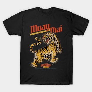 Vintage Tiger Muay Thai Tattoo T-Shirt